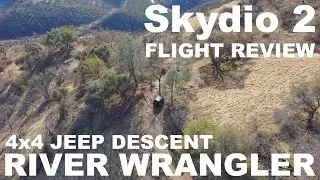 Skydio 2: Auto Pilot! - 4x4 Jeep Descent - River Wrangler (4K)