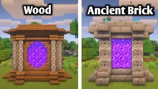 INSANE Minecraft Portal Designs &ndash; Works on Java & Bedrock (All Versions!)