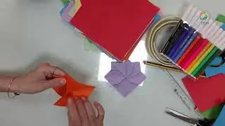 007# Origami Bookmark Flower   The Ha Origami Day 01
