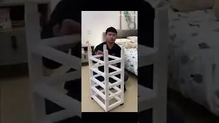 Assembly steps based on a 5 tier storage rack)