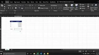 Excel Auto sum Shortcut key