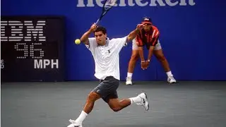 Pete Sampras Running Forehand