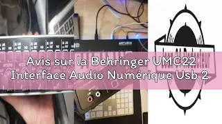Avis sur la Behringer UMC22 Interface Audio Num&eacute;rique Usb 2 Entr&eacute;es et 2 Sorties Audiophile avec Pr&eacute;