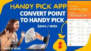 Handy pick new update real or fake||convert point to handy|| How much can you earn in Handy Pick App