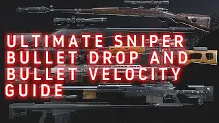 ULTIMATE Sniper Bullet Velocity and Bullet Drop Guide for Call Of Duty Warzone!