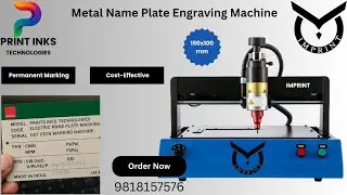 Electric Metal Name Plate #Engraving #Machine #industrialequipment #metal #components #metalmarking