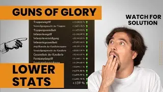 Guns of Glory: lower stats (Is your stats lower than this?)