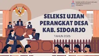 [ SESI 1 | 17 DESEMBER 2025 ] LIVESCORE SELEKSI PERANGKAT DESA KAB. SIDOARJO
