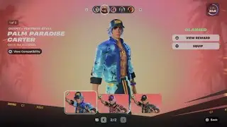 Как разблокировать скин Palm Paradise Carter в Fortnite | Бонусные награды боевого пропуска, стра...