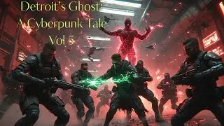 Detroit's Ghost Vol 5 A Cyberpunk Sci Fi Serialized story of Hackers, AI and Corp Wars