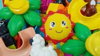 Satisfying building block marble run ☆ Build an exciting and easy marble run with lego duplo