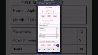 Field Service Report App