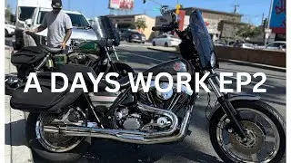 “A DAYS WORK” VLOG EP2 ARIZONA TO BORN FREE CALIFORNIA MOTORCYCLE SHOW EASY RIDER CYCLE