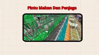 Pintu Makan Dan Penjaga #MinecraftInspiration #ternak #hewan