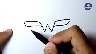 How to Draw Wonder Woman Logo