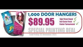 1,000 Cheap Door Hanger for only $89.95