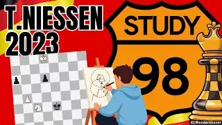 Study 98 - Thomas Niessen | Solving Studies to Improve Chess Calculation