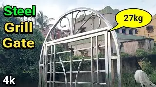 Stainless Steel Grill Gate Price And Review| 18 Guage Steel 304/202 jindal | Steel Main Door