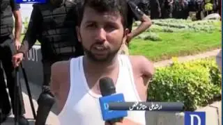 Disabled Arshad Ali protest against K-Electric