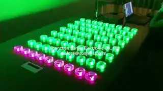 remote controlled LED bracelet LED wristband factory, big party & concert, SUNJET SJ-B28