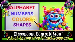 #23 Classroom Compilation | Learn ABCs, Numbers, Shapes, Colors & Reading | Magic Mini Monsters