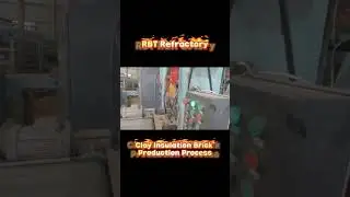 Clay insulation brick production process#refractorybrick #insulationbrick  #refractory  #machine