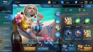Heroes Evolved Coral Beauty Pandora Skin Draw Event AWEFUL Results Sad Face
