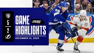 Panthers vs. Lightning | Lightning Radio Highlights | December 15, 2025