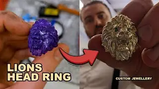 Creating a Stunning Custom Gold Lion Ring | Custom Jewellery