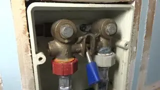 WATTS WASHER MACHINE WATER SHUTOFF LEAKING FROM BACK FIXED