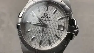 Обзор Omega Constellation 131.10.39.20.06.001 с тисненым родиевым циферблатом