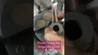 Proses Pasang Pen Stroke Mio 2,5mm  #krukas #mio #5tl