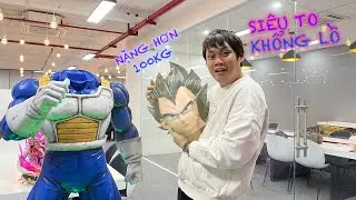 DUY THẨM LẦN ĐẦU ĐƯỢC UNBOX, LẮP RÁP TƯỢNG VEGETA 1:1, NẶNG 100 KG - SIÊU TO KHỔNG LỒ