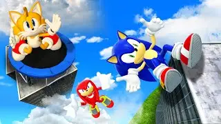 Sonic Trampoline Fails Epic Ragdoll Ep. 21 [GMOD]