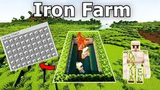 MINECRAFT IRON FARM|1.19+|UNDERGROUND IRON FARM|2000+ IRONS PER HOUR|ROOSTED PIG