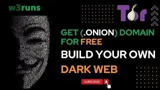 Get your (.onion Domain) for free and build your own dark web