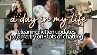 GYPSY DAY IN THE LIFE | Cleaning, Kitten Update, Pajama Try-On + A Heart to Heart 🐾❤️