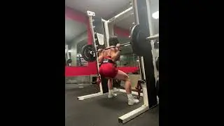 Smith Machine Glute Focused Squat
