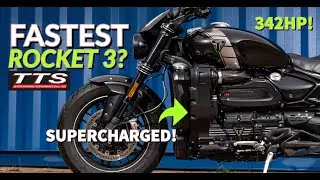 Самый мощный и быстрый Triumph Rocket 3? TTS 342 л.с., динамометрический заезд с турбонаддувом!