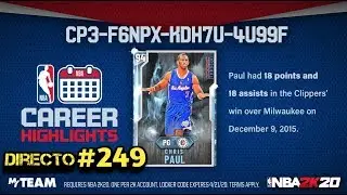 Nba 2K20 #249 Códigos de vestuario gratis My team!!! #Quedateencasaynovayasdecheto