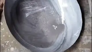 Proses pembuatan wajan manual, amazing manual frying process