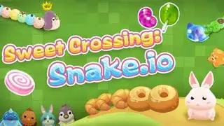 Sweet Crossing Snake.io - Noob'dan pro'ya - Sevimli hayvanlar oyunu