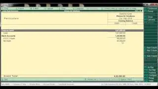 Contra entry Posting in Tally ERP.9, Tally Material, Bank Transfer entry