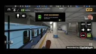 Subway Simulator 3D - Business Line to Art Academy (Afternoon Rush Hour)