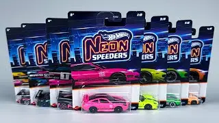Unboxing Hot Wheels 2024 Neon Speeders - MIX 2!