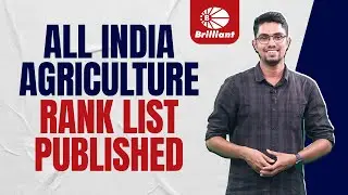 All India Agricultural Rank List Published 2022| ICAR 2022 | Brilliant Pala #agriculture #published