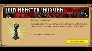 BYMR Wild Monster Invasion Wave 32 Attempt #2 (Bonus Wave 2)