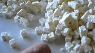 Feta Cheese Dicing