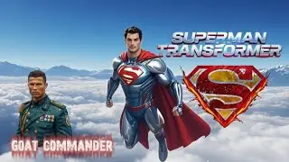 Superman Transformer vs Robot Invasion | Ronaldo as General GOAT (Fan-Made AI Video)