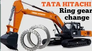 Excavator Swing Bearing Replacement